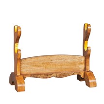 Munetoshi 2 Tier Solid Wood Samurai Sword Display Stand w/ Natural Stain... - $665.45 MXN