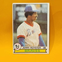 1979 Topps #344 Jerry Royster Atlanta Braves Baseball Card - £0.86 GBP