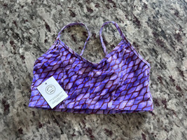 Mott50 Gabbie Athletic Top Bikini Snake Bra Margherita Purple NWT Size S... - $16.48