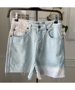 NWT NOS Vintage 90s Union Bay High Rise Tie Dye Denim Shorts - €23,48 EUR