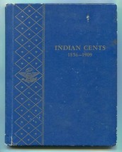 Used Whitman Indian Cents Album 1856-1909 Deluxe Folder 9402 Classic With Slides - £11.68 GBP