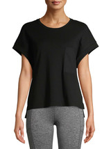 Avia Ladies Athleisure Pocket T-Shirt Black Size 2XL - £19.63 GBP