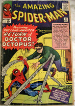 Amazing SPIDER-MAN# 11 Apr 1964 (2.0 Gd) 2nd Doctor Octopus Ditko Cover/Art Key - £335.81 GBP