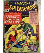 AMAZING SPIDER-MAN# 11 Apr 1964 (2.0 GD) 2nd Doctor Octopus Ditko Cover/... - £332.89 GBP