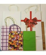 Paper Gift Bag with Handle USED LOT 5 Christmas Wrap Craft Projects more... - €3,45 EUR