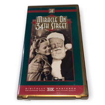 Miracle on 34th Street (VHS, 1997, 50th Anniversary Edition) Maureen Ohara GUC - £6.59 GBP