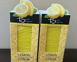 2 Touch Organic Lemon Green Tea Bags, 40 Bags Each 2.5 oz Exp 10/2025 - £23.97 GBP