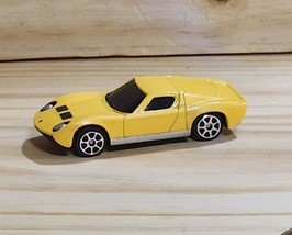 Lamborghini Miura Yellow 1966 Scale 1/64  - £3.98 GBP