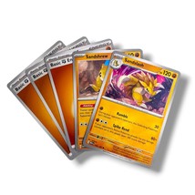 Scarlet &amp; Violet 151 Pokemon Cards: Sandslash 028/165 Sandshrew 027/165 Fighting - £8.61 GBP
