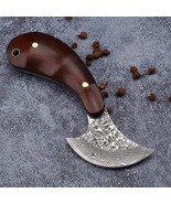 Hunting Knife Vintage Style Handle Keychain Mini EDC Pocket Knife Leathe... - $49.02 CAD