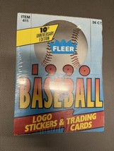 1990 Fleer Baseball Wax Box (36) Sealed Packs Griffey Jr Ripken Nolan Ryan HOF - £22.19 GBP