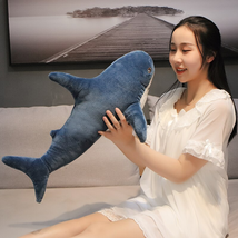 45cm Plush Shark Toy Soft Sleeping Pillow for Children Boys and Girls - ... - £6.18 GBP