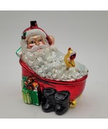 Christopher Radko Bath &amp; Body Works Santa in Tub Christmas Tree Holiday ... - $20.15 CAD