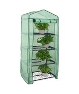 4 Tier Greenhouse W/ Cover Hot Green House Grow Seeds &amp; Seedlings Waterp... - £50.62 GBP