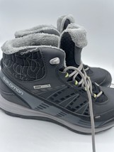 Salomon Men Kaina CS WP W 366803 Sz 9 Gray Hiking Shoes Boots B58 - £43.80 GBP