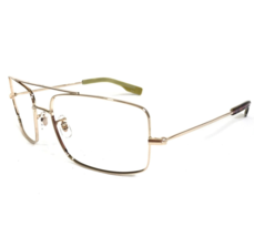 Paul Smith Eyeglasses Frames PS-654 G Shiny Gold Square Aviators 59-16-135 - £54.20 GBP