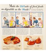 1934 Crisco Cooking Grease With 2 Recipes Advertisement Baking Ephemera  - $642.61 MXN