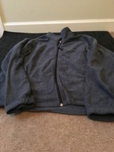 Columbia Men&#39;s Fleece Jacket Full Zip Collared Size Large Grayish Bluish - $46.53