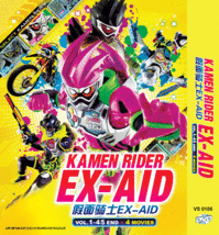 Dvd Masked Kamen Rider EX-AID Vol.1-45 End + 4 Movie Region All + Free Shipping - £27.99 GBP