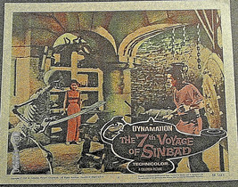 RAY HARRYHAUSEN (THE 7TH VOYAGE OF SINBAD) ORIGINAL1958 MOVIE LOBBY CARD - $4,444.36 MXN
