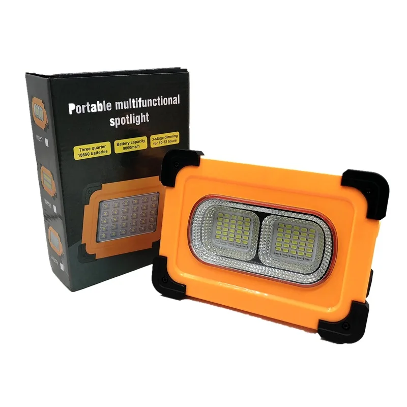 New Style 30W 70W Solar USB Charge Portable Floodlight Outdoor Emergency Camping - £105.84 GBP