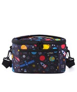 ONTESY Space Exploration Lunch Bag, Black Small Cooler Thermal Insulated... - $18.77 CAD