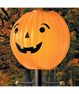 Halloween Thanksgiving  Pumpkin Jacko Lantern Lamppost Lampshade Cover - £71.37 GBP