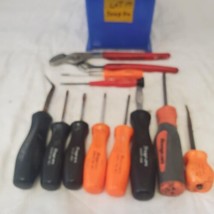 Lot of Snap-on Assorted Screwdriver, Pliers & Other Hand Tools LOT 10 - £94.96 GBP