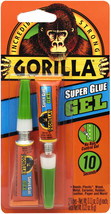Gorilla Super Glue Gel Twin Pack 3g - £12.82 GBP