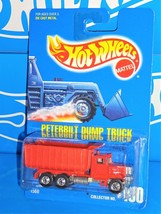 Hot Wheels Early-Mid 1990s Mainline #100 Peterbilt Dump Truck Red w/ BWs - £8.37 GBP