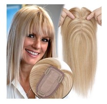 MY-LADY Human Hair Toppers for Women Real Human Hair for Thinning Hair 7... - $63.36