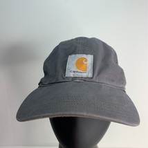 Carhartt Hat Logo Patch Cap Canvas Mesh Snapback Gray Adjustable Trucker - £9.08 GBP