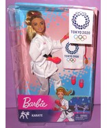Barbie Karate Tokyo 2020 GJL74 Olympics MIB Doll Daya Head Blonde - £19.95 GBP