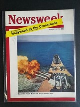 Newsweek Magazine January 12, 1953 The US Seventh Fleet - No Label - RARE - 423 - £11.62 GBP