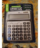 New Pen + Gear 12 Digit Large Display Desktop Calculator School Office B... - $252.62 MXN