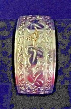 Sterling Silver Vintage Leaf Design Cuff Bracelet 29 Grams - £353.98 GBP