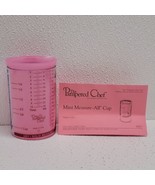 Pampered Chef Mini Measure All Cup 8 oz. Dry Liquid Pink Breast Cancer 9897 - $19.70