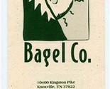 Aspen Bagel Menu Kingston Pike Knoxville Tennessee 1990&#39;s - $17.82