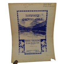 Antique Sheet Music, Norwegian Mountain Idyls for Pianoforte by Trygve Torjussen - £6.90 GBP