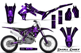 HONDA CRF 450 CRF450 2013-2015 GRAPHICS KIT CREATORX DECALS SKULL CHIEF ... - £139.14 GBP