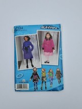 Simplicity 2534 Child Girl Coat Jacket Vest Project Runway Size 7-14 Uncut - £9.46 GBP