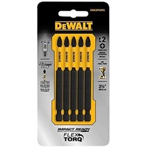 DEWALT ACCESSORIES DWA3PH2IR5 3.5&quot; Impact #2 Phil Bit, 5 Piece (1 Pack) - $23.74