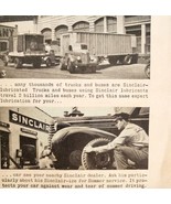 1941 Sinclair Oil Lubricants And Tires Advertisement Military Tanks DWNN12 - $34.17 CAD