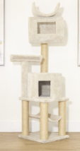 PRESTIGE 66&quot; TALL CAT TOWER CONDO-FREE SHIPPING IN THE U.S. - £183.84 GBP