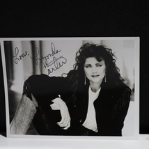 Lynda Carter Wonder Woman Signed Autograph 8X10 1990s Black White Photo &quot;LOVE&quot; - £55.35 GBP
