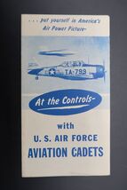 Vtg US Air Force Aviation Pilot Cadet WW2 Recruiting Paper Brochure Home... - $49.99