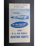 Vtg US Air Force Aviation Pilot Cadet WW2 Recruiting Paper Brochure Home... - $910.05 MXN