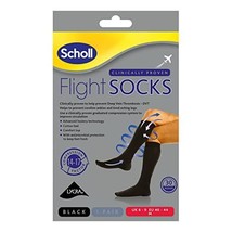 Scholl Flight Socks 1 Pair Shoe - Sizes 6 1/2-9, Black  - $47.00