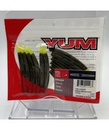 Yum YDG359 Dinger Worm 3&quot;, Green Pumpkin/Chartreuse,12/Pack - $8.86