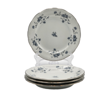 Johann Haviland Blue Garland Bread and Butter Plate 4 Pc Set Bavaria Ger... - $268.83 MXN